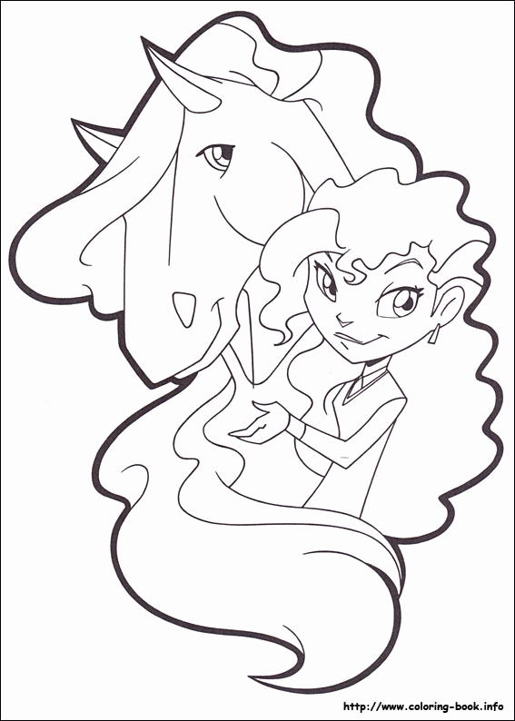 Magiczny Świat Koni - Kolorowanka do Druku dla Dzieci kolorowanka do druku